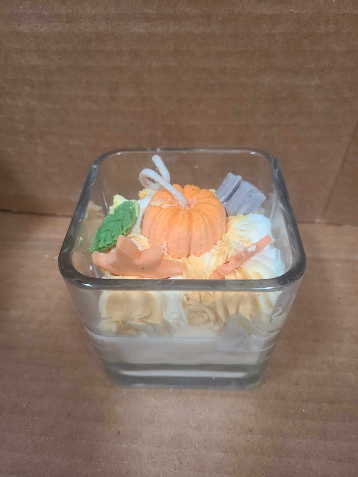 White Pumpkin Latte Candle